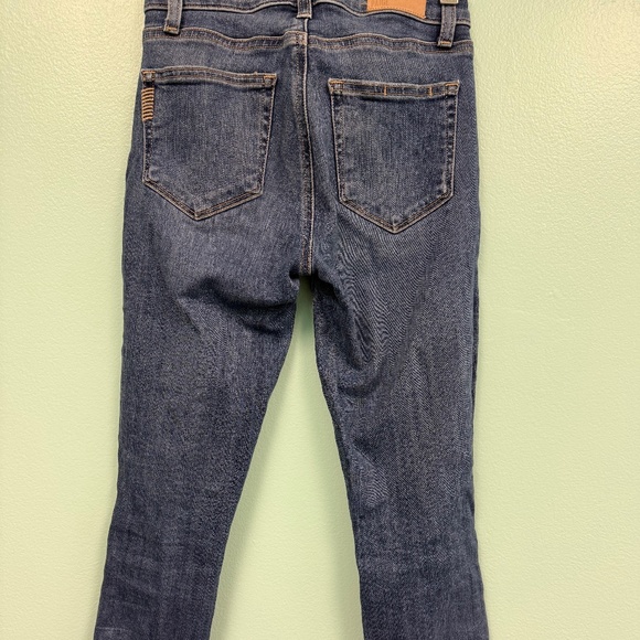 Paige Verdugo ripped crop skinny jeans in spence destructed size 24 - Picture 3 of 5